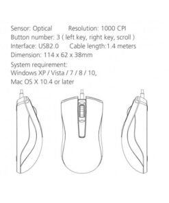 Micropack MOUSE (เมาส์มีสาย)M100 Nextplay Shop (เน็กซ์เพลย์) ร้านคอมพิวเตอร์ อุปกรณ์ แบตเตอร์รี่ อแดปเตอร์ คอมพิวเตอร์ นวมินทร์ นวลจันทร์ รามอินทรา ราคาดี ราคาถูก ของแท้ ประกันศูนย์ https://nextplay.co.th/