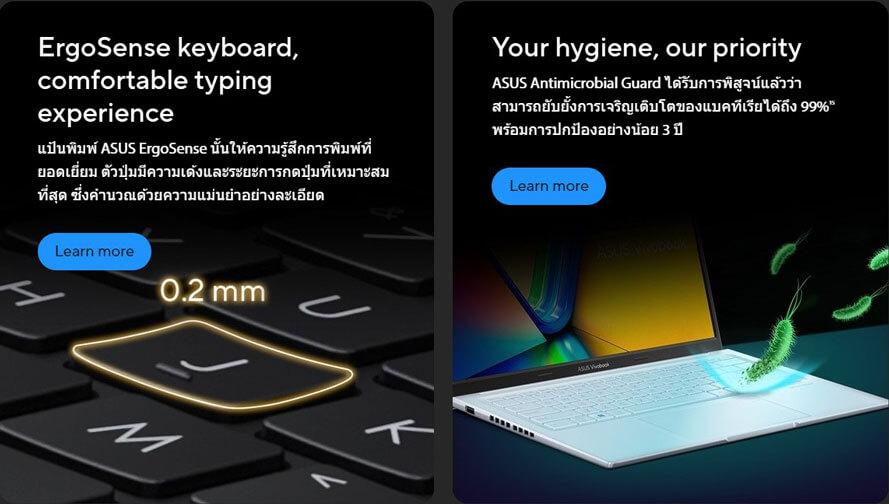 ASUS Store NOTEBOOK (โน้ตบุ๊ค) ASUS Vivobook 14X (S3404VA) Nextplay Shop (เน็กซ์เพลย์) ร้านคอมพิวเตอร์ อุปกรณ์ แบตเตอร์รี่ อแดปเตอร์ คอมพิวเตอร์ นวมินทร์ นวลจันทร์ รามอินทรา ราคาดี ราคาถูก ของแท้ ประกันศูนย์ https://nextplay.co.th/