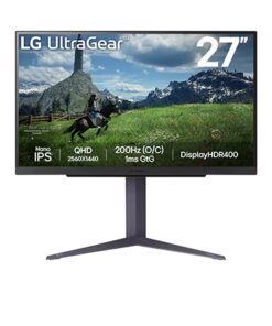 (จอมอนิเตอร์) Monitor LG UltraGear 27GS85Q-B - 27" (NANO IPS, HDMI, DP) G-SYNC / FREESYNCE 2K 200Hz
