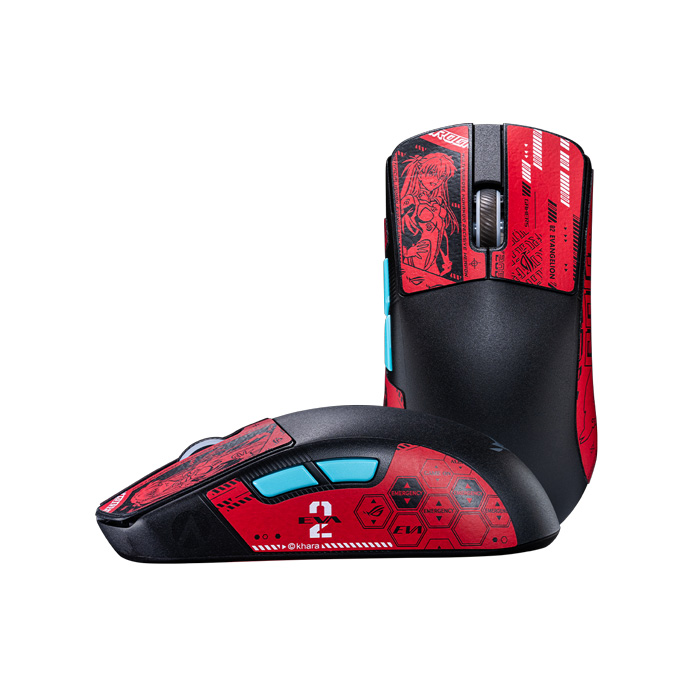 Mouse Grip Tape (สติกเกอร์ติดเมาส์ ) ASUS AC07 ROG Harpe Ace Mouse Grip Tape EVA-02 EDITION - Image 4