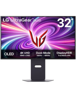 New ProductMonitor gaming (จอมอนิเตอร์) LG 32GS95UV-B 32" UltraGear™ Dual-Mode OLED 4K (UHD) NVIDIA® G-SYNC® AMD FreeSync™