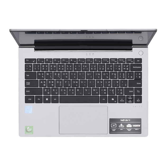 Notebook (โน๊ตบุ๊ค) Acer Swift Lite14 SFL14-51M-70X1 #NX.J1HST.002-Pure Silver - Image 4