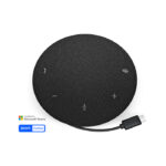 Dell Pro Wired Speakerphone SP325 ลำโพงประชุมมีสาย USB-C สีดำ พร้อมถุงผ้าและอะแดปเตอร์ USB-A