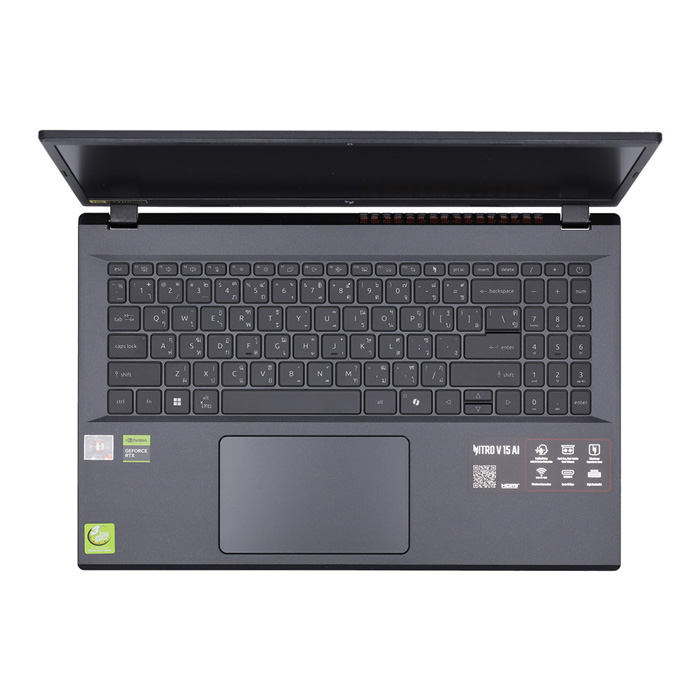 Notebook (โน๊ตบุ๊ค) Acer Gaming Nitro V15 AI ANV15-42-R015 #NH.U2ZST.001 (Obsidian black) - Image 4