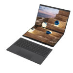 Notebook (โน้ตบุ๊ก) Asus Zenbook DUO UX8407AA-SN749WA Intel Core Ultra X7 358H/32GB/512GB SSD/14.0″ 3K OLED/Intel Arc/Windows 11 Home (Moher Gray)