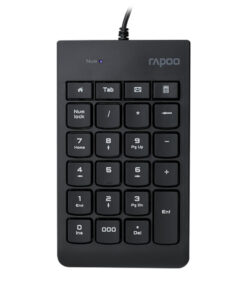 Rapoo Keyboard K10 Black Wired Numeric USB คีย์บอร์ดตัวเลข
