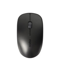 Wireless Mouse Rapoo Wireless M200 Silent เมาส์ไร้สายเสียงเบา สีดำ