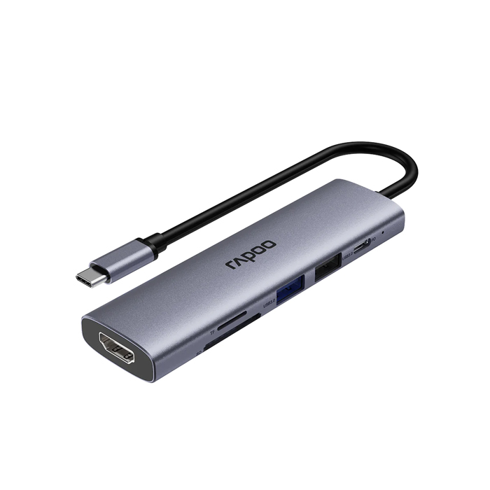 Rapoo XD61 USB-C Multi-function Docking Station 6 in 1