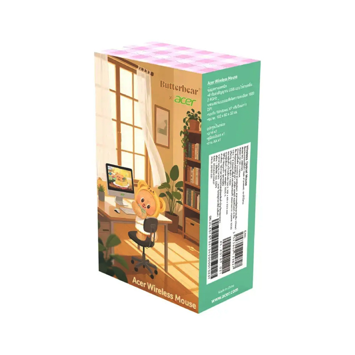 Wireless Mouse (เมาส์ไร้สาย) Acer Mouse x Butterbear blind box series, total 5 designs. (ZL.Z01ST.021)-กล่องสุ่ม เลือกลายไม่ได้ - Image 4