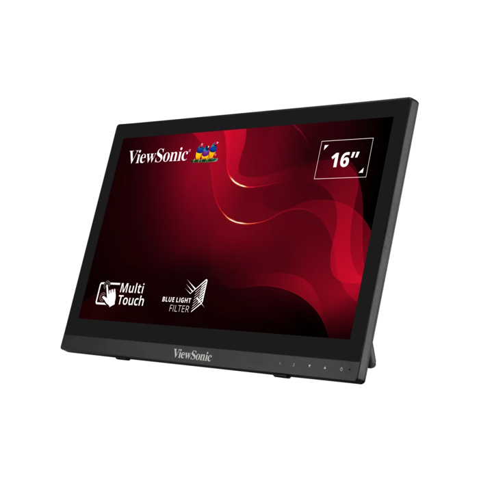 Monitor (จอมอนิเตอร์) ViewSonic TD1630-3 16" WXGA TN 60Hz 10-point Touch Screen Monitor - Image 2