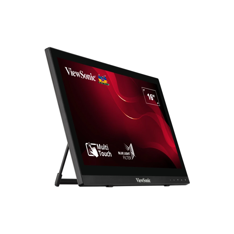 Monitor (จอมอนิเตอร์) ViewSonic TD1630-3 16" WXGA TN 60Hz 10-point Touch Screen Monitor - Image 4