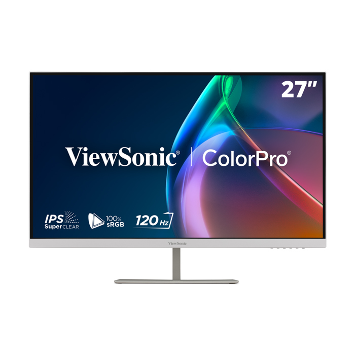Monitor (จอมอนิเตอร์) ViewSonic VP2766-2K-W 27" 120Hz 2K QHD Pantone Validated 100% sRGB & Factory Calibrated White Monitor with 90W USB-C - Image 6