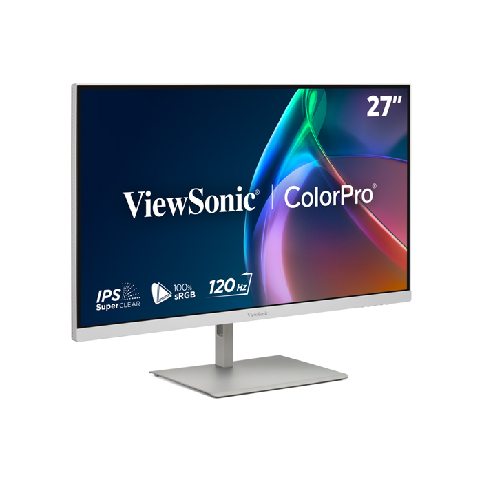 Monitor (จอมอนิเตอร์) ViewSonic VP2766-2K-W 27" 120Hz 2K QHD Pantone Validated 100% sRGB & Factory Calibrated White Monitor with 90W USB-C - Image 4