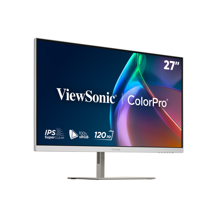 Monitor (จอมอนิเตอร์) ViewSonic VP2766-2K-W 27" 120Hz 2K QHD Pantone Validated 100% sRGB & Factory Calibrated White Monitor with 90W USB-C - Image 7