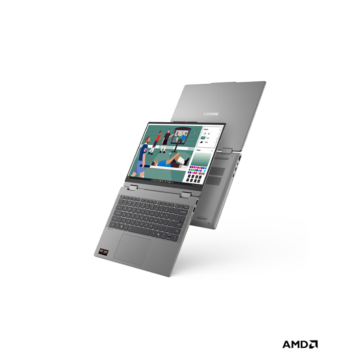 Notebook 2 in 1 (โน๊ตบุ๊ค 2-in-1) Lenovo IdeaPad 5 2-in-1 14AHP11(83UJ002KTA) Ryzen 5 230/16GB/512GB SSD/14" WUXGA/AMD/Windows 11 Home (Luna Grey) - Image 6