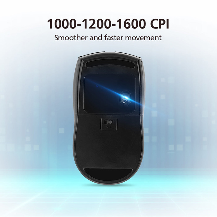 Wireless Mouse (เมาส์ แบบไร้สาย) Micropack MP-702W Pro-Black - Image 7