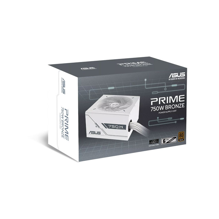 Power Supply (อุปกรณ์จ่ายไฟ) ASUS Prime 750W Bronze White Edition POWER SUPPLY (90YE00Y3-B0DA00) 750W 80Plus Bronze-White - Image 11