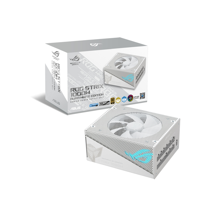 ASUS ROG STRIX 1000W Gold Aura White Gaming Power Supply