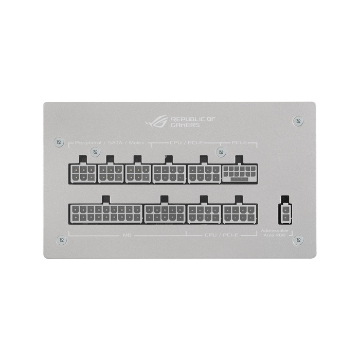 Power Supply (อุปกรณ์จ่ายไฟ) ASUS Strix 1000W Gold Aura White Edition (90YE00P5-B0ZA00) 1000W 80 Plus Gold-White - Image 6