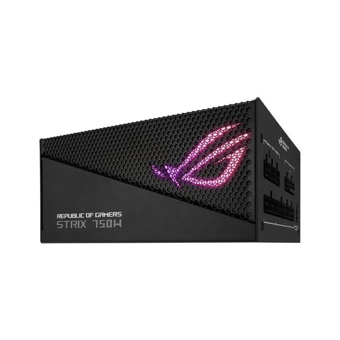 Power Supply (อุปกรณ์จ่ายไฟ) ASUS STRIX 750W Gold Aura Edition (90YE00P3-B0DA00) 80 Plus Gold-Black - Image 4