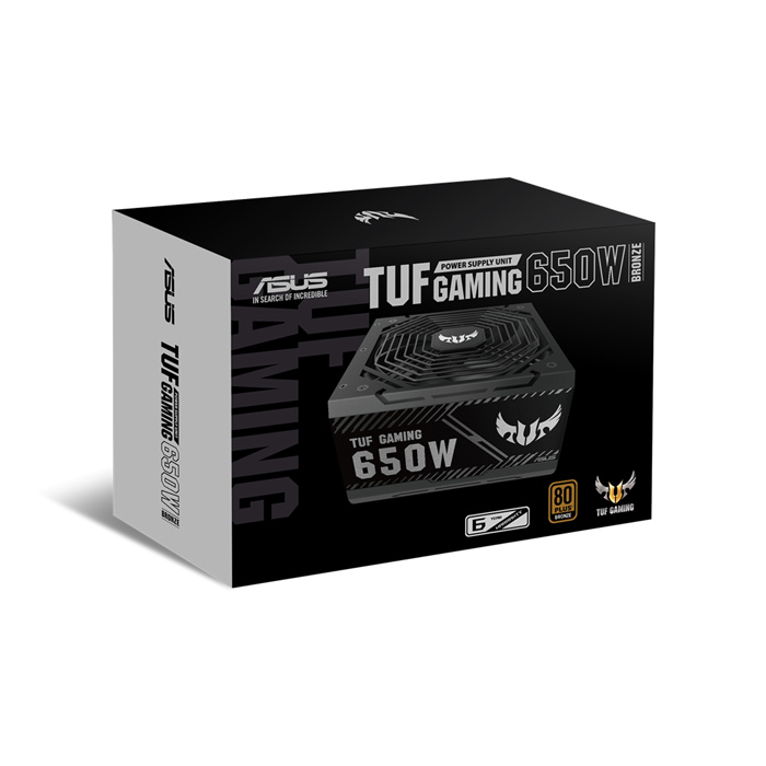 Power Supply (อุปกรณ์จ่ายไฟ) ASUS TUF-Gaming-650B Bronze POWER SUPPLY (90YE00D1-B0ZA00) 650W 80Plus Bronze-Black - Image 9