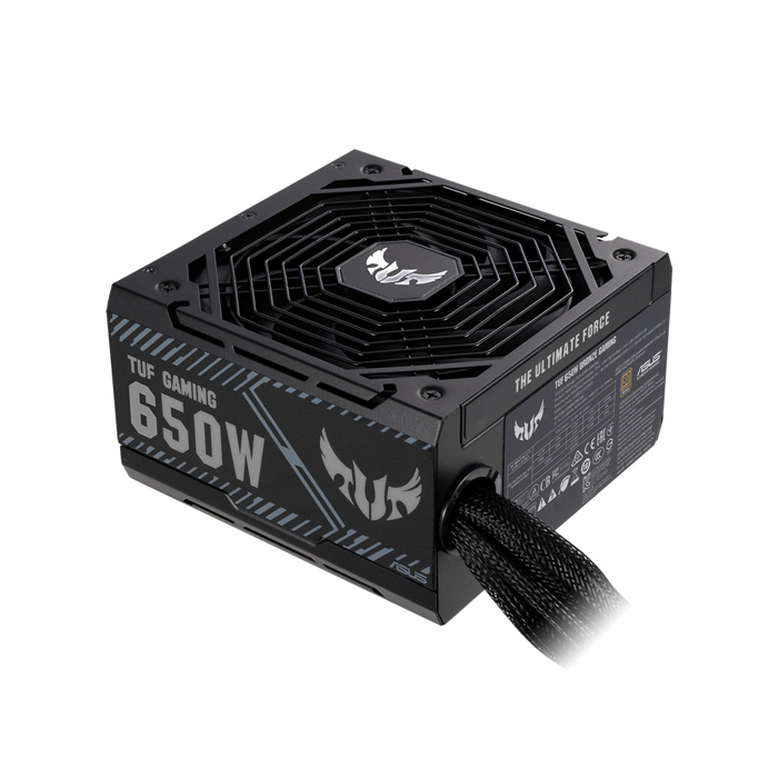 Power Supply (อุปกรณ์จ่ายไฟ) ASUS TUF-Gaming-650B Bronze POWER SUPPLY (90YE00D1-B0ZA00) 650W 80Plus Bronze-Black - Image 4