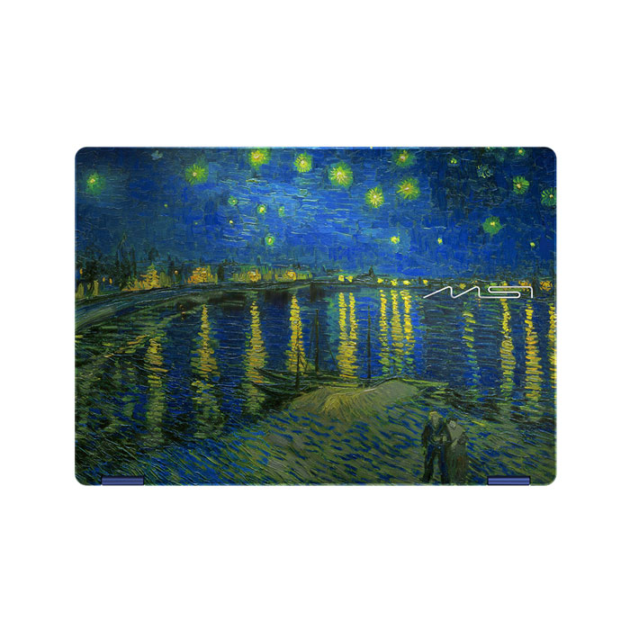 Notebook (โน้ตบุ๊ค) MSI Prestige 14 Flip AI+ 280THY Starry Night Over the Rhone Core Ultra X9 378H/32GB/1TB SSD/14" FHD+/Intel Arc/Win11 Home (Starry Night Over the Rhone) - Image 10