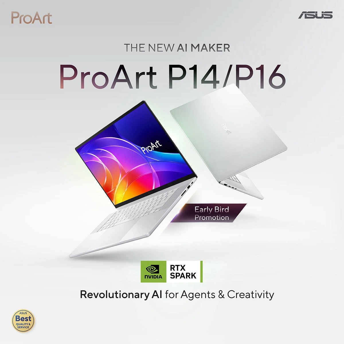 Notebook ASUS ProArt H7607BA-SE803WA สำหรับนักออกแบบและครีเอเตอร์