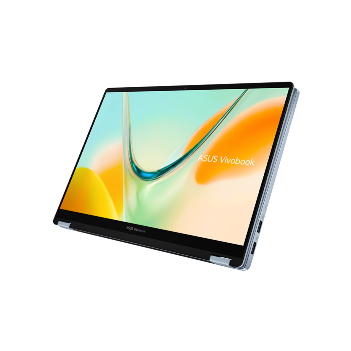 Notebook (โน้ตบุ๊กฝาพับ 360 องศา) ASUS Vivobook S14 TP5408QA-UZ016WA Snapdragon® X X1 26 100/16GB/256GB/14" WUXGA/win11 Home (Light Blue) - Image 2
