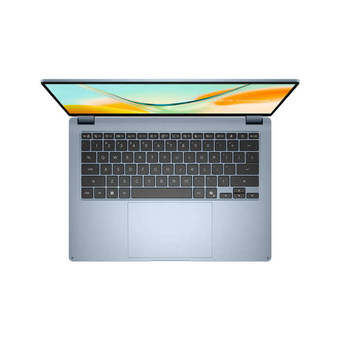 Notebook (โน้ตบุ๊กฝาพับ 360 องศา) ASUS Vivobook S14 TP5408QA-UZ016WA Snapdragon® X X1 26 100/16GB/256GB/14" WUXGA/win11 Home (Light Blue) - Image 9