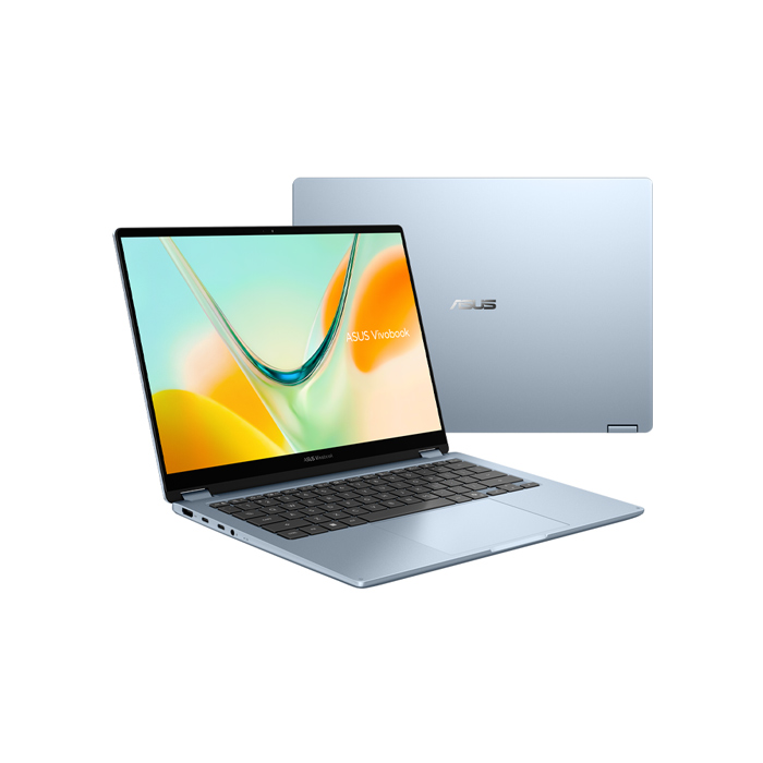 Notebook (โน้ตบุ๊กฝาพับ 360 องศา) ASUS Vivobook S14 TP5408QA-UZ016WA Snapdragon® X X1 26 100/16GB/256GB/14" WUXGA/win11 Home (Light Blue) - Image 15